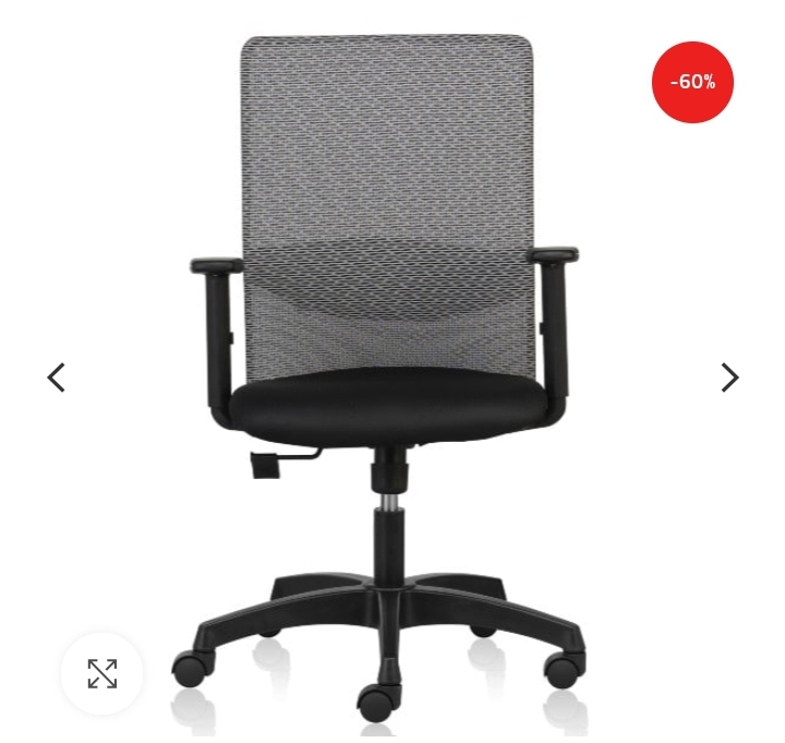 Hello Mid Back Mesh Ergonomic chairs with adjustable arms